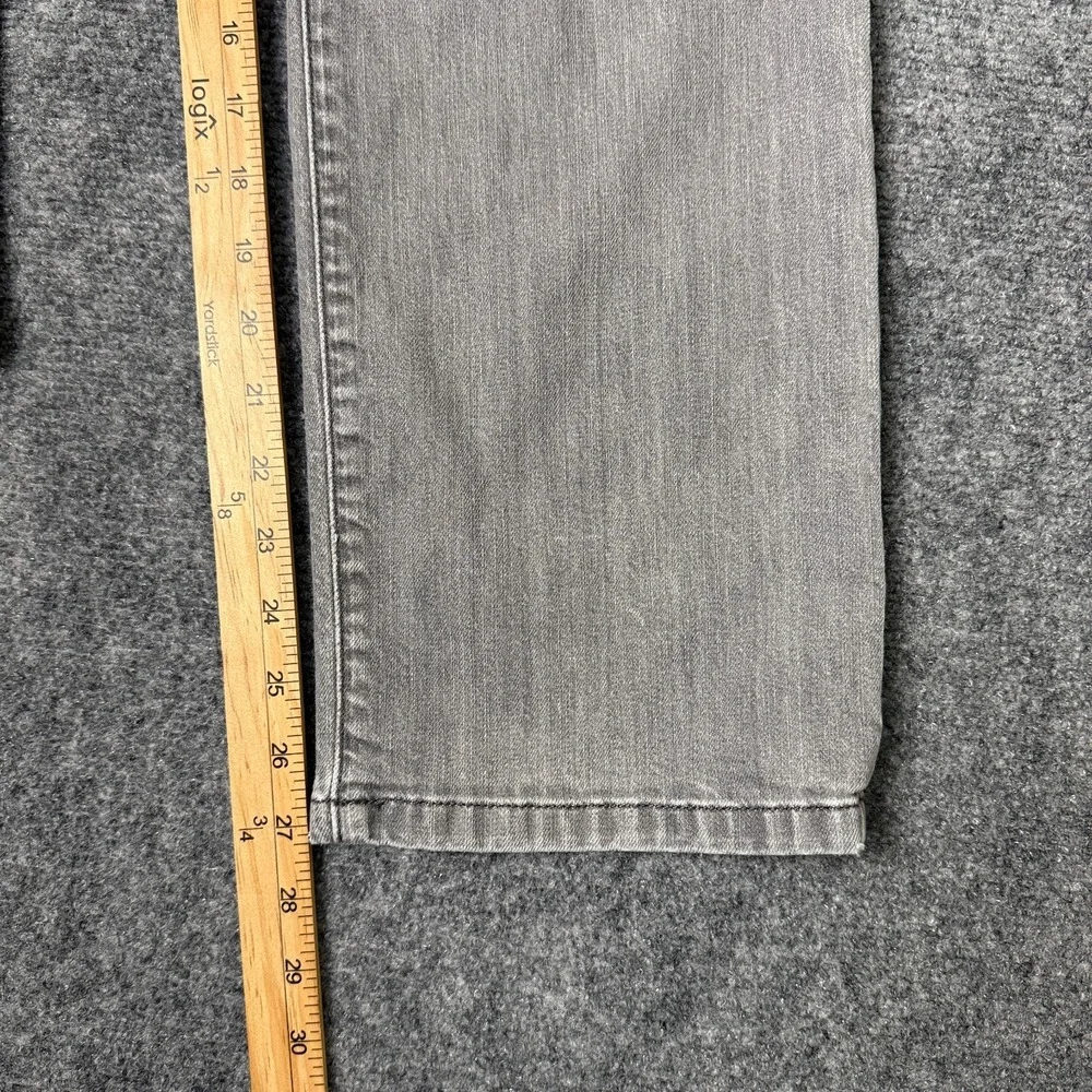 Patagonia Straight‎ Leg Jeans Mens 34x27 Button Fly Gray Organic Cotton Denim